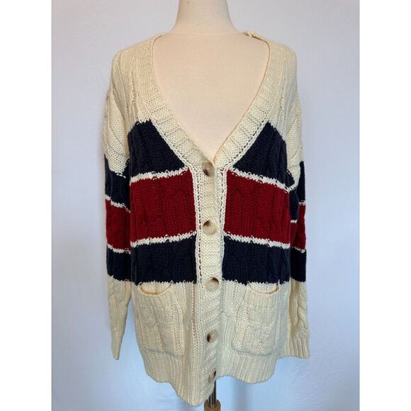 Edikted Tinsley Oversized Cable Knit Cardigan Size XS/S NWT! - Picture 5 of 8